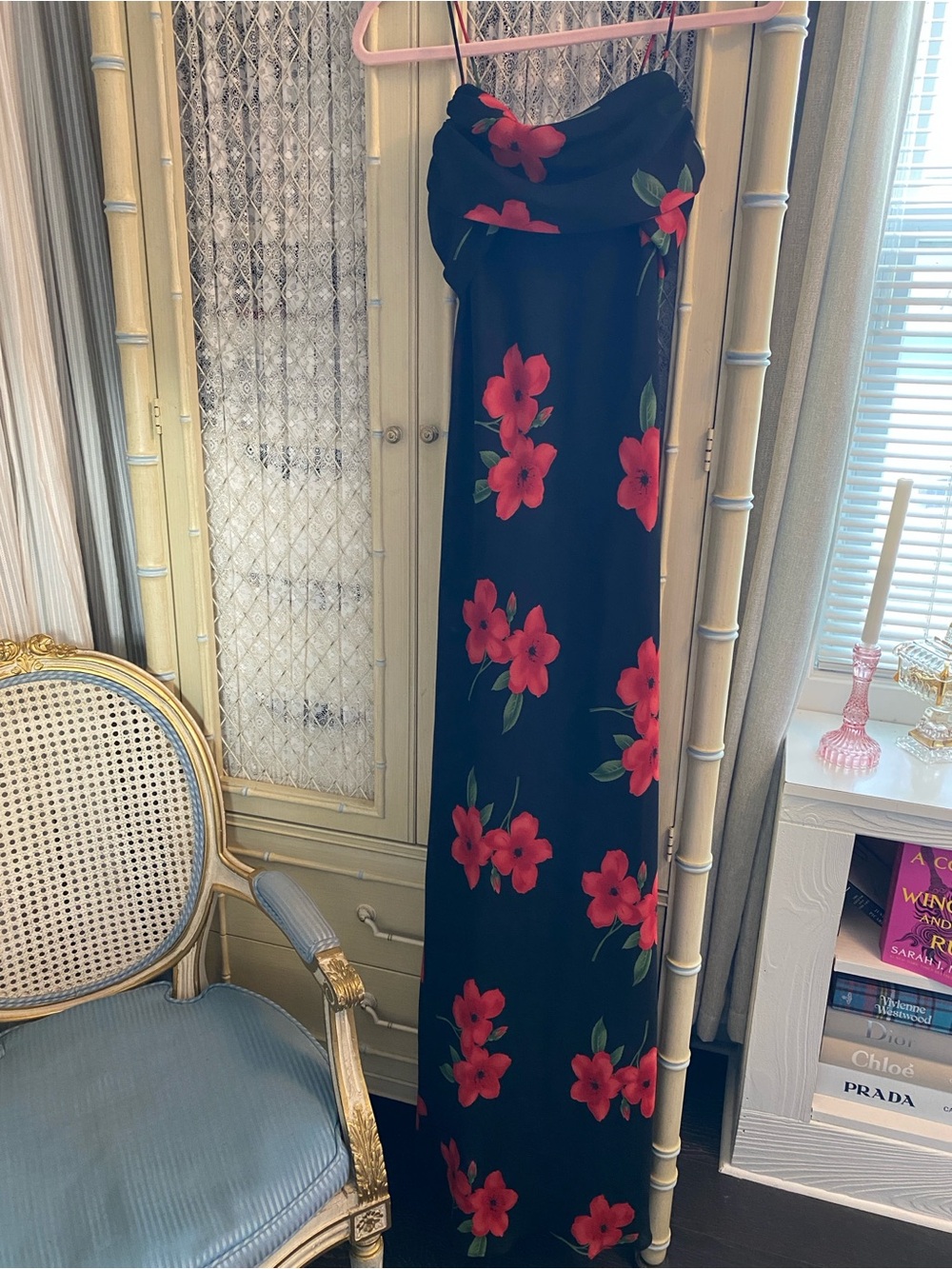 Vintage Y2K Betsy & Adam by Jaslene maxi dress 🌺✨